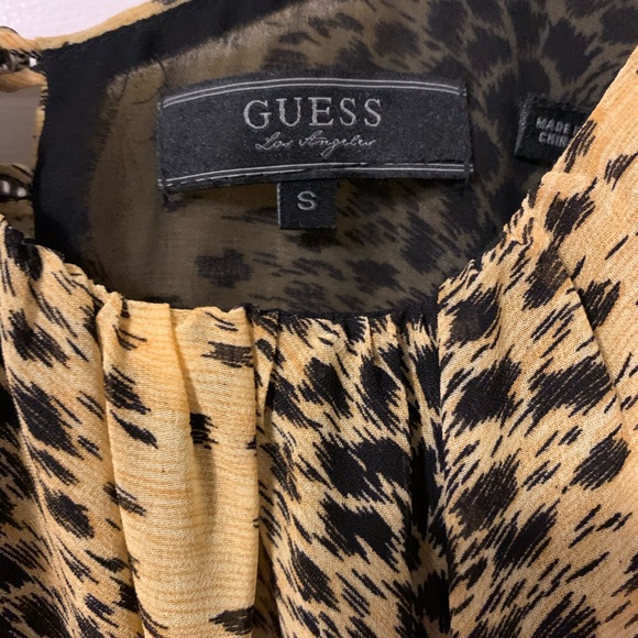 Guess Animal Print Small Mini Dress - Picture 4 of 4